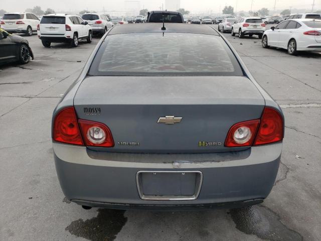 1G1ZF57559F130802 - 2009 CHEVROLET MALIBU HYBRID BLUE photo 6