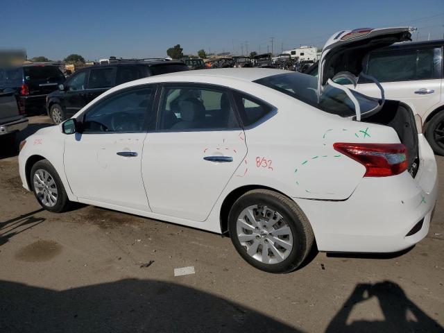 3N1AB7AP8KY227192 - 2019 NISSAN SENTRA S WHITE photo 2