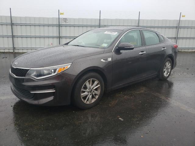 KNAGT4L39J5238515 - 2018 KIA OPTIMA LX GRAY photo 1