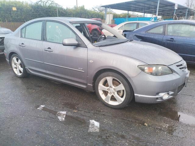 JM1BK323741154426 - 2004 MAZDA 3 S GRAY photo 4