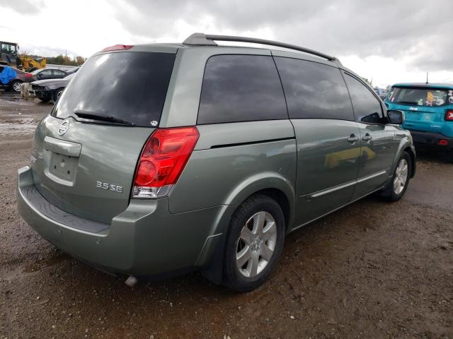 5N1BV28U76N102979 - 2006 NISSAN QUEST S GREEN photo 3