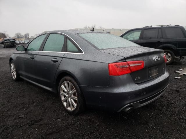 WAUHMAFC1EN070127 - 2014 AUDI A6 PRESTIGE ნაცრისფერი ფოტო 2