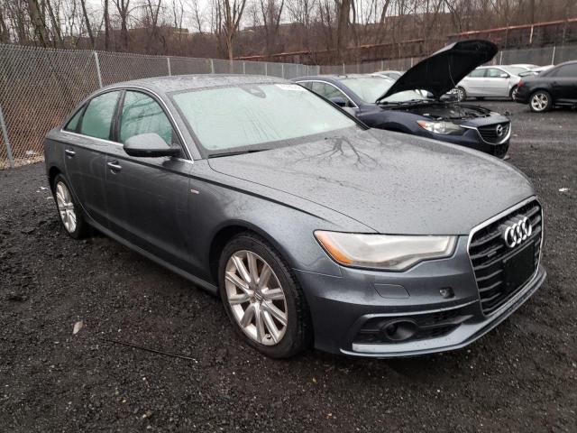 WAUHMAFC1EN070127 - 2014 AUDI A6 PRESTIGE GRAY photo 4