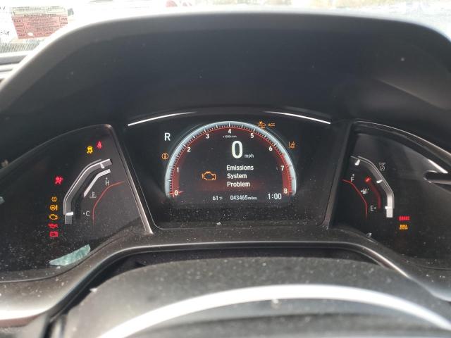 SHHFK7H96JU412828 - 2018 HONDA CIVIC SPORT TOURING SILVER photo 9