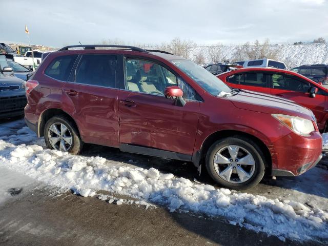 JF2SJAHC0FH438166 - 2015 SUBARU FORESTER 2.5I LIMITED MAROON photo 4