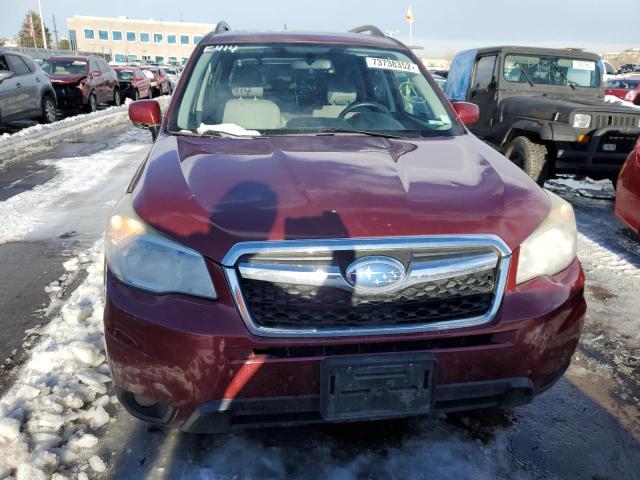 JF2SJAHC0FH438166 - 2015 SUBARU FORESTER 2.5I LIMITED MAROON photo 5