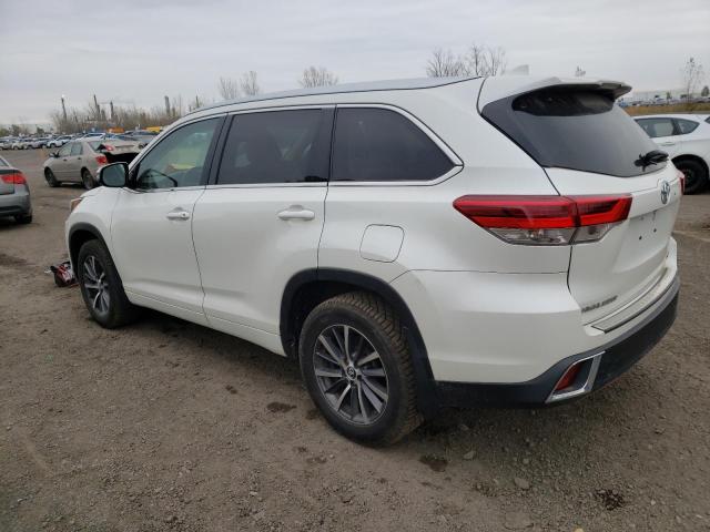 5TDJZRFH8JS530596 - 2018 TOYOTA HIGHLANDER SE WHITE photo 2