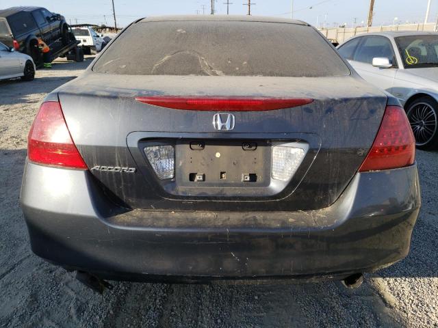 1HGCM56777A005057 - 2007 HONDA ACCORD EX GRAY photo 6