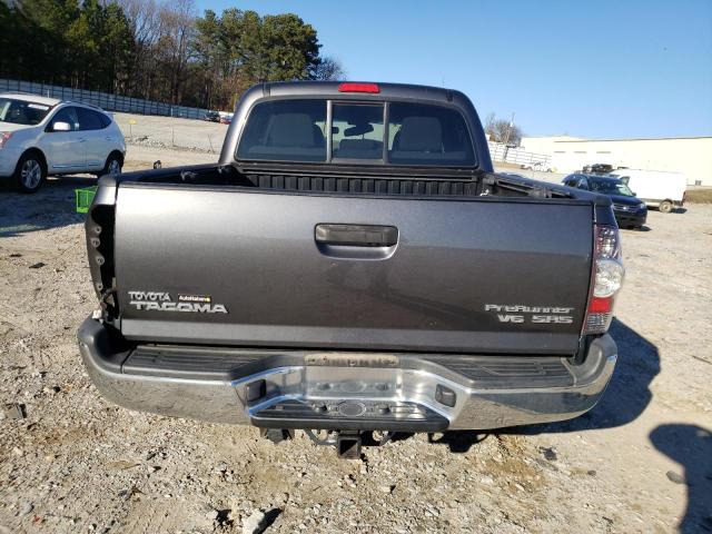 5TFJU4GN5DX050259 - 2013 TOYOTA TACOMA DOUBLE CAB PRERUNNER GRAY photo 6