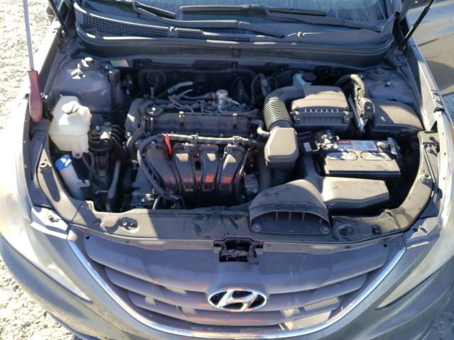 5NPEB4AC1DH537744 - 2013 HYUNDAI SONATA GLS GRAY photo 11