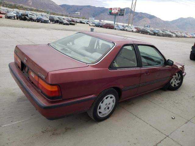 1HGCA6289KA040057 - 1989 HONDA ACCORD LXI BURGUNDY photo 3