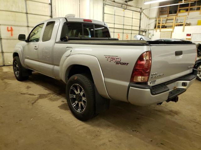 5TEUU42N55Z023898 - 2005 TOYOTA TACOMA ACCESS CAB ვერცხლისფერი ფოტო 2