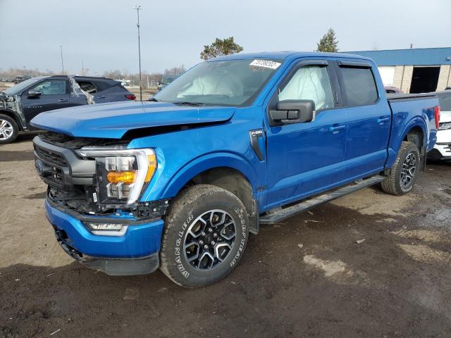 1FTEW1EP0MFC60630 - 2021 FORD F150 SUPER BLUE photo 1