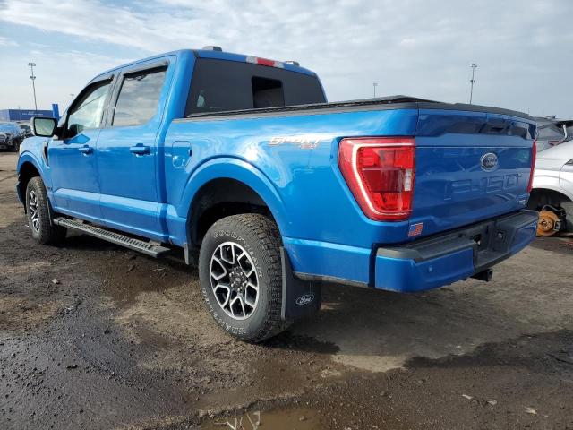 1FTEW1EP0MFC60630 - 2021 FORD F150 SUPER BLUE photo 2