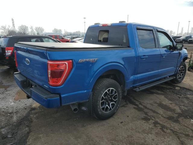 1FTEW1EP0MFC60630 - 2021 FORD F150 SUPER BLUE photo 3