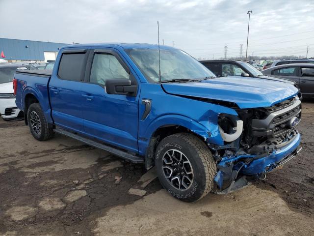 1FTEW1EP0MFC60630 - 2021 FORD F150 SUPER BLUE photo 4