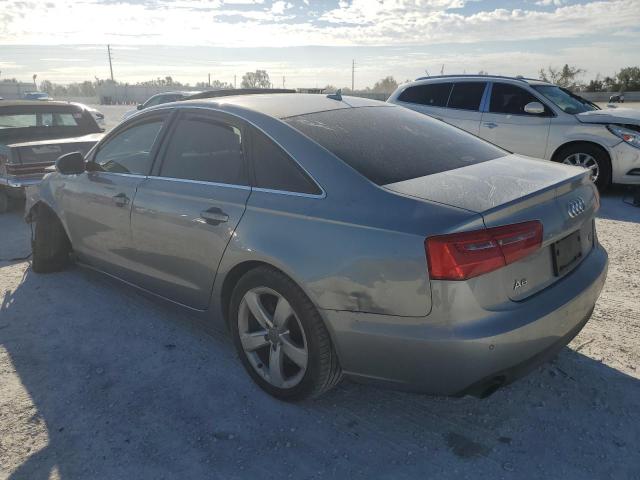 WAUBGAFC3CN007606 - 2012 AUDI A6 GRAY photo 2