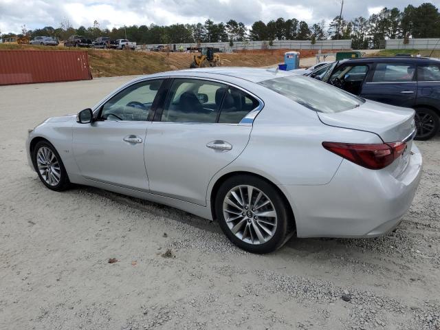 JN1EV7AP3KM510014 - 2019 INFINITI Q50 LUXE SILVER photo 2