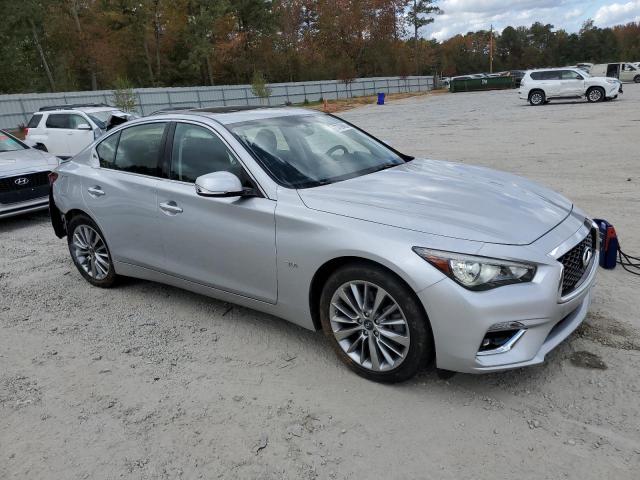 JN1EV7AP3KM510014 - 2019 INFINITI Q50 LUXE SILVER photo 4