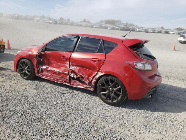 JM1BL1L30D1794963 - 2013 MAZDA SPEED 3 RED photo 2