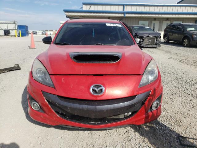 JM1BL1L30D1794963 - 2013 MAZDA SPEED 3 RED photo 5