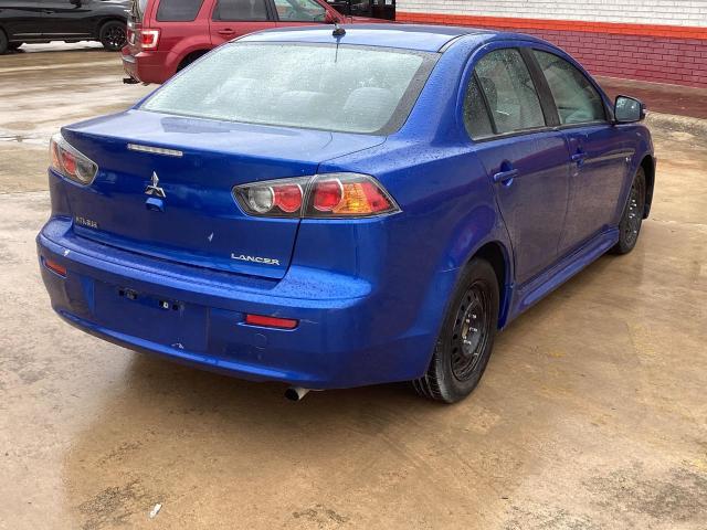 JA32U2FU8HU007428 - 2017 MITSUBISHI LANCER ES BLUE photo 4