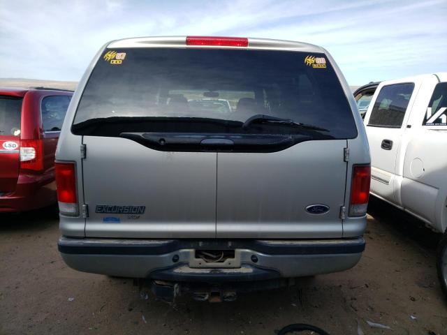 1FMNU41S22EC84590 - 2002 FORD EXCURSION XLT TAN photo 6