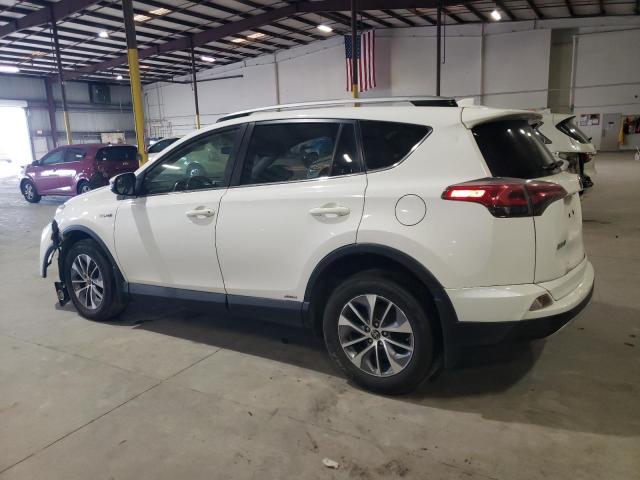 JTMRJREV0GD014920 - 2016 TOYOTA RAV4 HV XLE WHITE photo 2