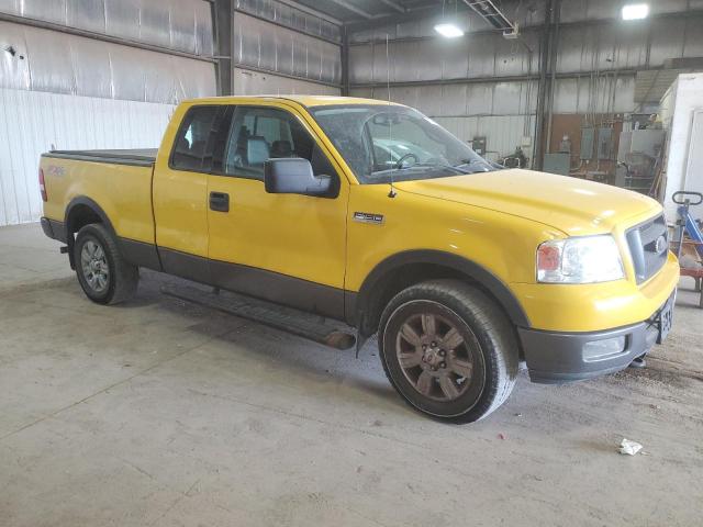 1FTPX14534KD14001 - 2004 FORD F150 YELLOW photo 4