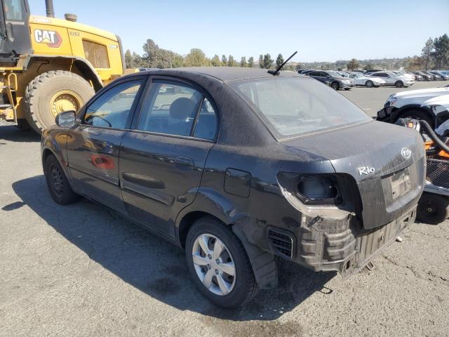 KNADH4A31B6932845 - 2011 KIA RIO BASE BLACK photo 2