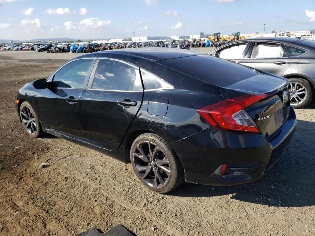 19XFC2F89LE212904 - 2020 HONDA CIVIC SPORT შავი ფოტო 2