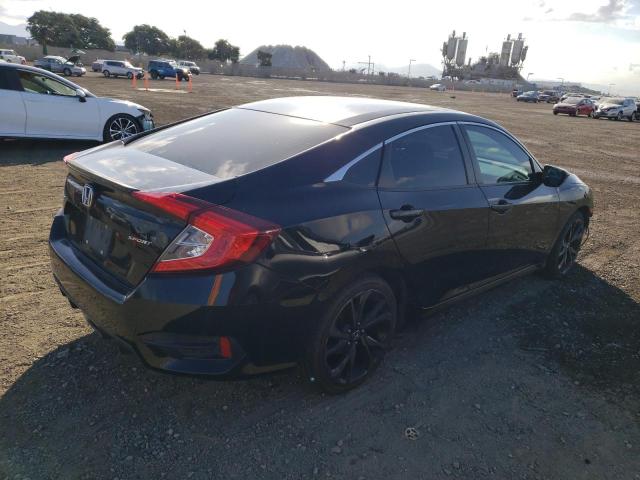 19XFC2F89LE212904 - 2020 HONDA CIVIC SPORT შავი ფოტო 3