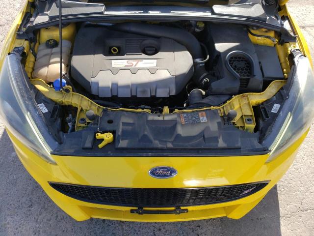 1FADP3L92HL237100 - 2017 FORD FOCUS ST YELLOW photo 11