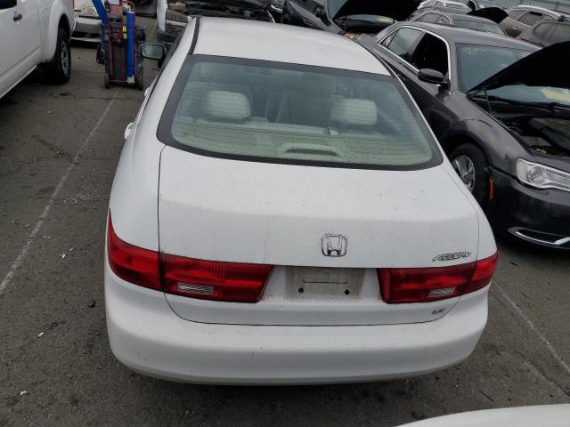 1HGCM55435A098339 - 2005 HONDA ACCORD LX WHITE photo 6