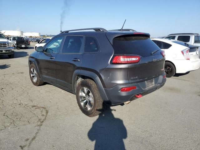1C4PJMBB6EW173012 - 2014 JEEP CHEROKEE TRAILHAWK CHARCOAL photo 2