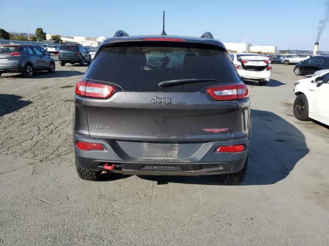 1C4PJMBB6EW173012 - 2014 JEEP CHEROKEE TRAILHAWK CHARCOAL photo 6