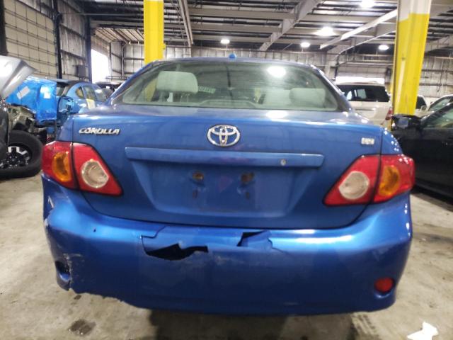 JTDBL40E599047388 - 2009 TOYOTA COROLLA BASE BLUE photo 6