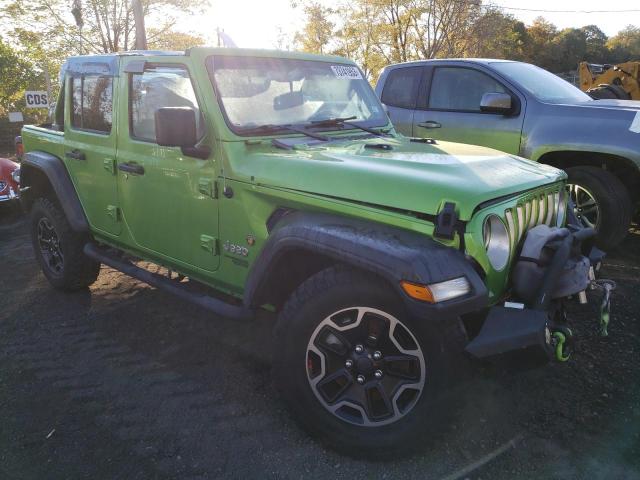 1C4HJXDG3JW272086 - 2018 JEEP WRANGLER U SPORT GREEN photo 4