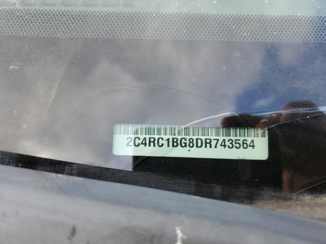 2C4RC1BG8DR743564 - 2013 CHRYSLER TOWN & COU TOURING GRAY photo 14