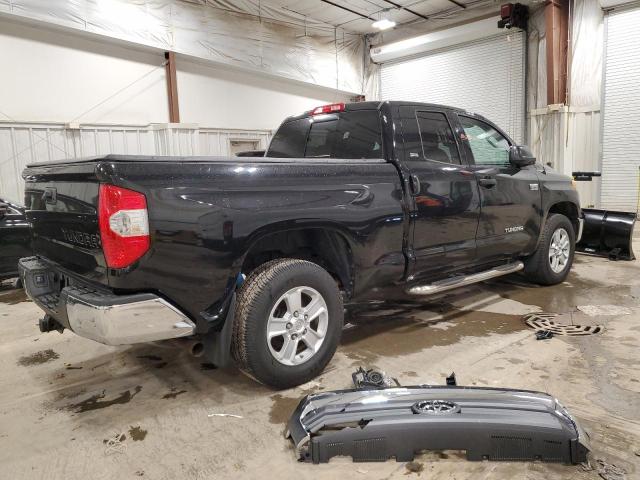 5TFUW5F18EX344025 - 2014 TOYOTA TUNDRA DOUBLE CAB SR/SR5 BLACK photo 3