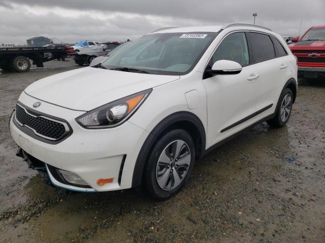 KNDCD3LD6K5323198 - 2019 KIA NIRO EX WHITE photo 1