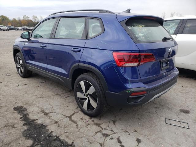 3VVMX7B27PM354417 - 2023 VOLKSWAGEN TAOS S BLUE photo 2