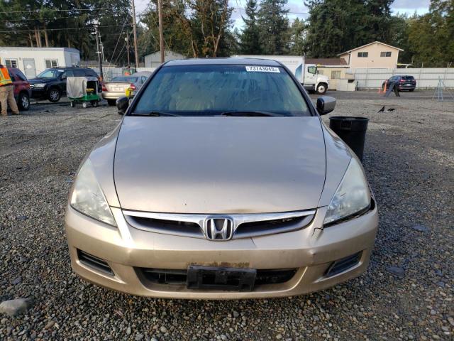 1HGCM66516A036923 - 2006 HONDA ACCORD EX BEIGE photo 5