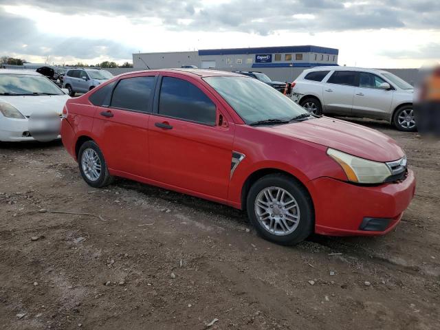 1FAHP35N88W214236 - 2008 FORD FOCUS SE RED photo 4