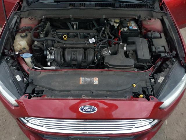 3FA6P0H77DR368470 - 2013 FORD FUSION SE RED photo 11