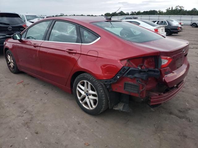 3FA6P0H77DR368470 - 2013 FORD FUSION SE RED photo 2