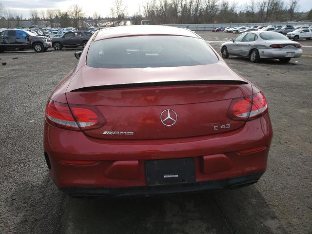 WDDWJ6EB5JF607083 - 2018 MERCEDES-BENZ C 43 4MATIC AMG RED photo 6