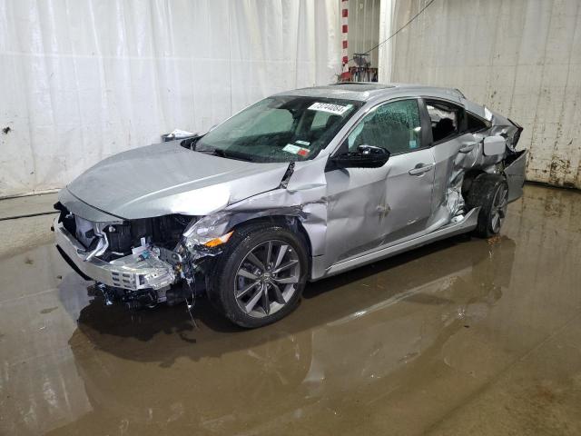 19XFC1F75KE211684 - 2019 HONDA CIVIC EXL ვერცხლისფერი ფოტო 1