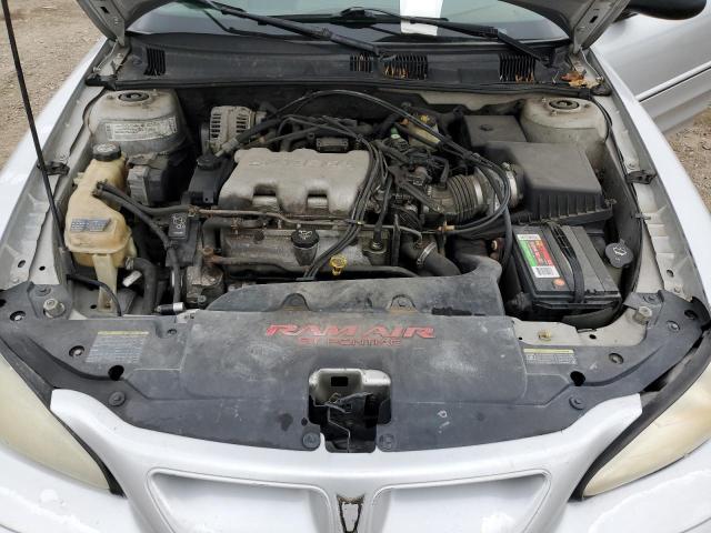 1G2NV52E84C171360 - 2004 PONTIAC GRAND AM GT1 SILVER photo 11