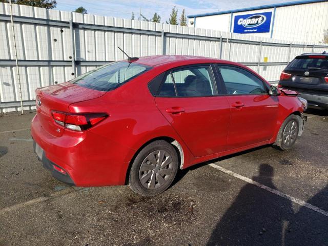 3KPA24AB2KE217940 - 2019 KIA RIO S RED photo 3